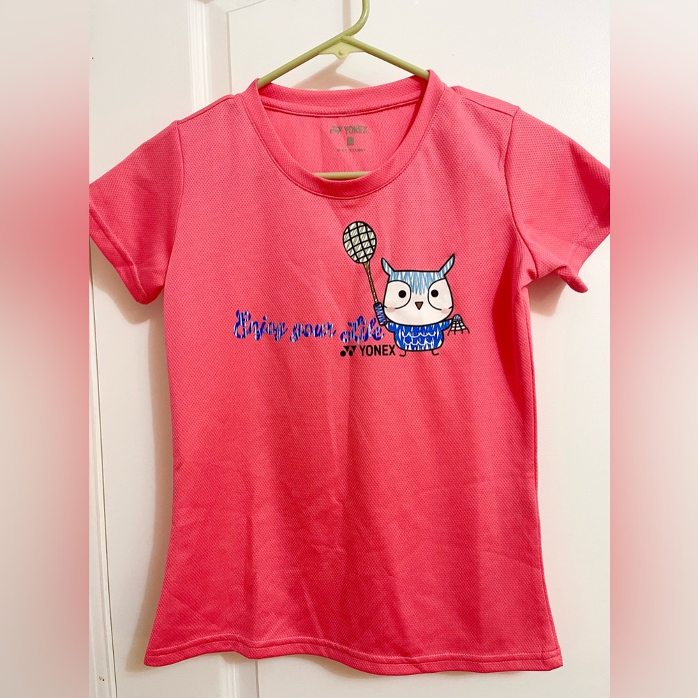 Yonex pink cute  badminton shirt (women)